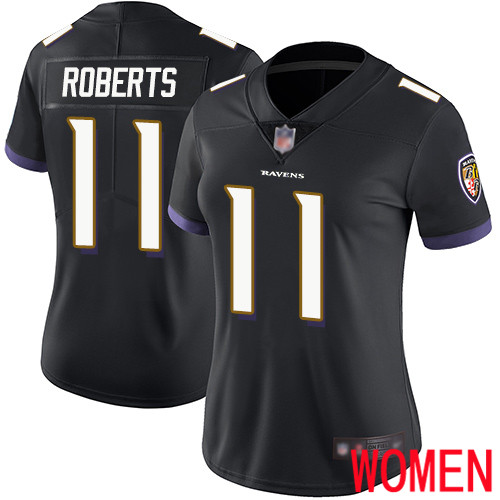 Baltimore Ravens Limited Black Women Seth Roberts Alternate Jersey NFL Football #11 Vapor Untouchable